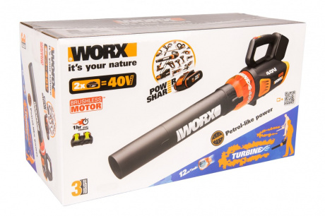 Купить Воздуходувка WORX WG584E.9 40V без акк и з/у фото №15