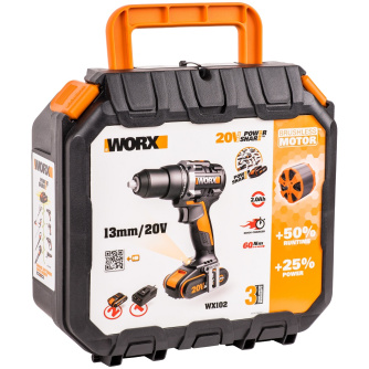 Купить Дрель аккумуляторная WORX WX102 20V 2.0Aч фото №8