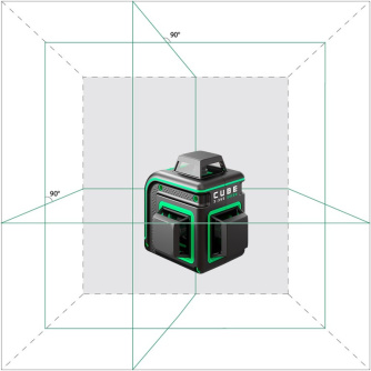 Купить Лазерный уровень ADA CUBE 3-360 GREEN Home Еdition   А00566 фото №10